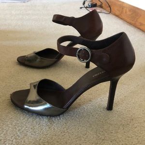 BCBG leather stilettos size 10